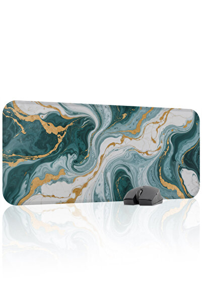 mousepad bastir Πολύχρωμο Marble Αντιολισθητικό Stitched Rubber Gaming Mousep...