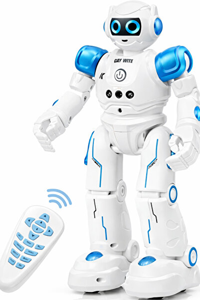 KUYING ألعاب روبوت للأطفال - روبوت ذكي ناطق يعمل بجهاز تحكم عن بعد