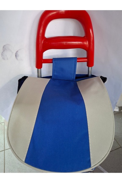 metalocasnice Market cart, 2 wheels, blue, supports 20kg, aluminum frame with...