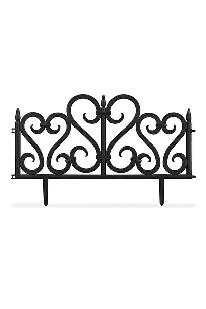 SERSIMO Gard decorativ de grădină, flexibil, PVC, 60x33 cm, set de 4 bucăți, ...