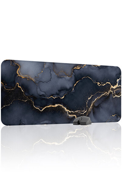 mousepad bastir لوحة ماوس الألعاب المطاطية ذات مانع للانزلاق خياطة من بلاك ما...