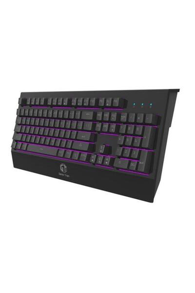 Delux Tastatura gaming KM9037, USB, iluminare LED RGB (Negru)