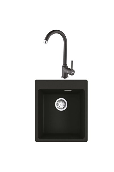 Franke Fragranite Sink Package MRG 610-39 + Pola 1.0 Black