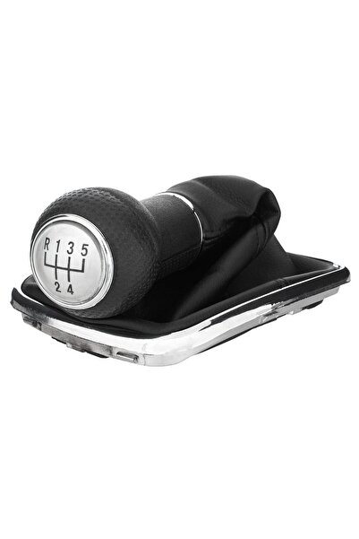 Other VW Golf IV 98-05 SILVER gear shift knob + GASKET with CHROME frame, HOL...