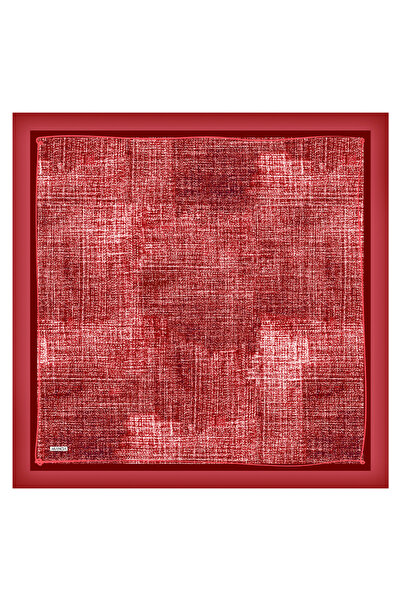 Arancia Eșarfă roșie din mătase twill 90X90