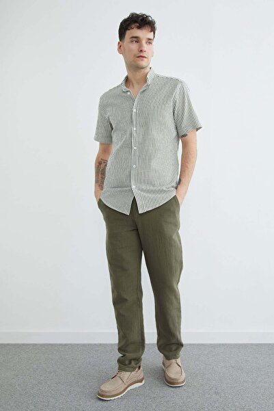 Fulla Moda Pantalone od muslinske tkanine sa elastičnim strukom