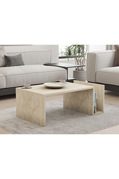 UnicUtil Masa de cafea, Modern Touch, UnicUtil, 87 x 50 x 33 cm, Crem