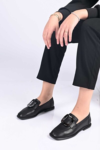 Bestello fără șireturi cu cataramă Talpă TPU piele naturală loafers 332-25050...