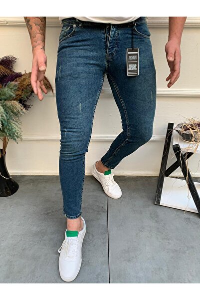 MODAMESTO Pantaloni din lycra pentru bărbați, verde laser, slim fit