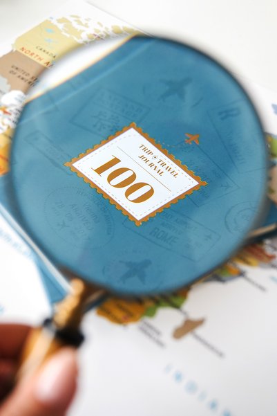 Matt Notebook Jurnal de călătorii și turism - Jurnal de călătorii și turism Albastru