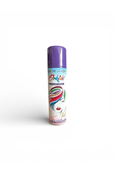OEM Product Hair Color Fixative Spray Orkide Ultra Mech Spray 150ml Purple