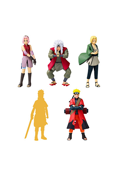NECO TOYS Naruto 5-Piece Collectible Figure Set Model 3
