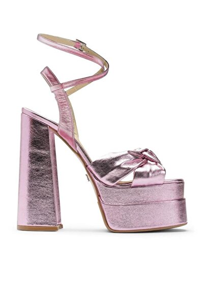Jabotter Lorena Deri 16 Cm Platform Topuklu Ayakkabı