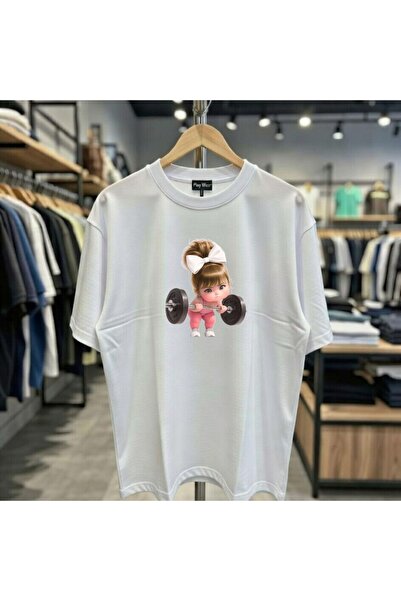 playwear Μπλουζάκι Pink Halter Girl με στάμπα, 100% βαμβακερό, κανονική εφαρμ...