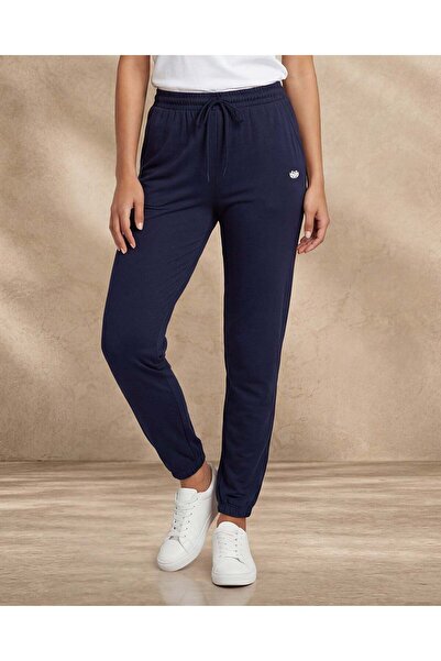 REDTAG Women Navy Basic Active Joggers