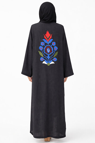 Yena Tekstil Şile Bezi Sırt Nakışlı Hac Umre Ferace Kimona