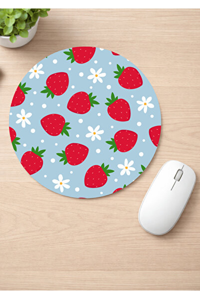 Eylül Design لوحة ماوس مستديرة مضادة للانزلاق من تشيليبر مطبوع، لوحة ماوس مريحة