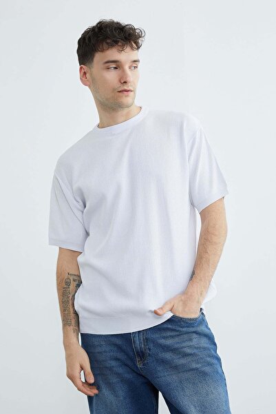 Fulla Moda Selanik pletenje Pletena Sa deznom Pletena majica