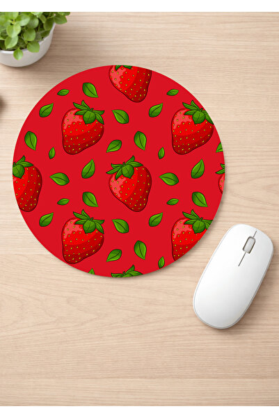 Eylül Design لوحة ماوس مستديرة مضادة للانزلاق من تشيليبر مطبوع، لوحة ماوس مريحة