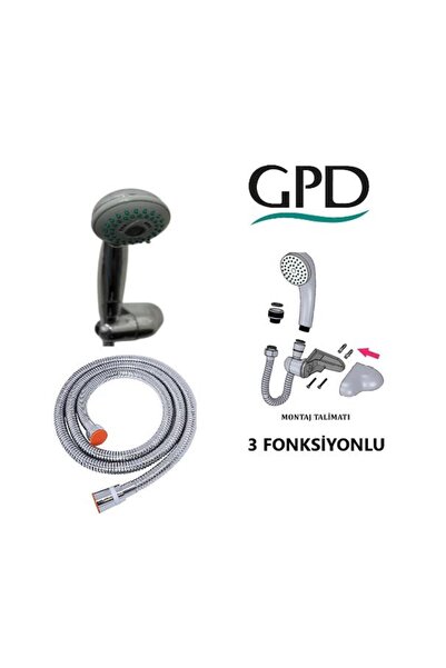 GPD Askılı Duş Takımı 3 Fonksiyonlu DST75