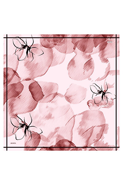 Arancia Salmon 90X90 Silk Twill Scarf