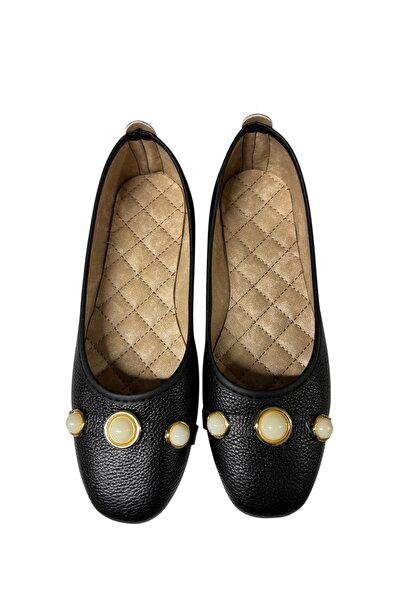 Moda Devrin Crni biser balerina