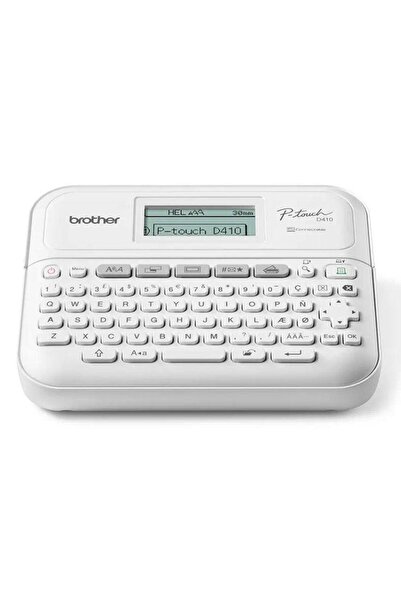 Brother Εκτυπωτής ετικετών PT-D410, USB 2.0, 180 DPI (Λευκό)