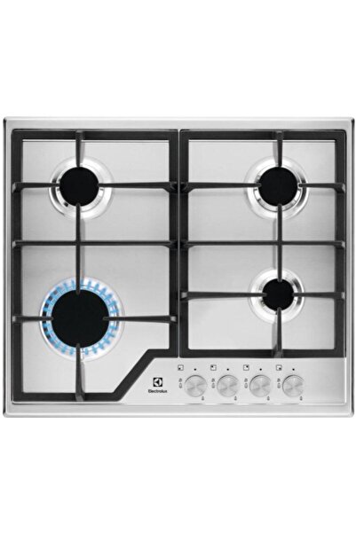 Electrolux Plita incorporabila KGS6426SX, Gaz, 4 zone de gatit, Aprindere ele...