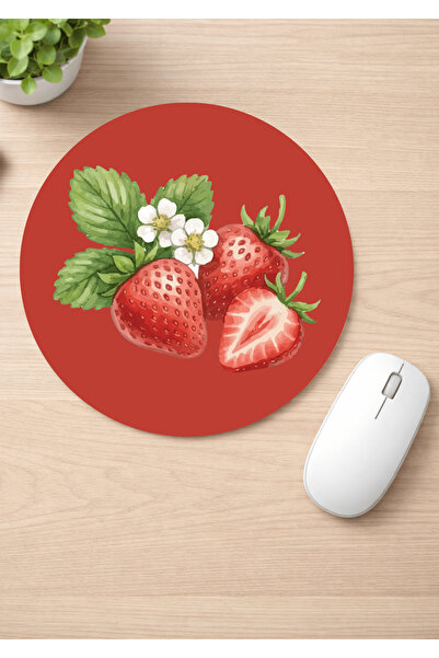 Eylül Design لوحة ماوس مستديرة مضادة للانزلاق من تشيليبر مطبوع، لوحة ماوس مريحة