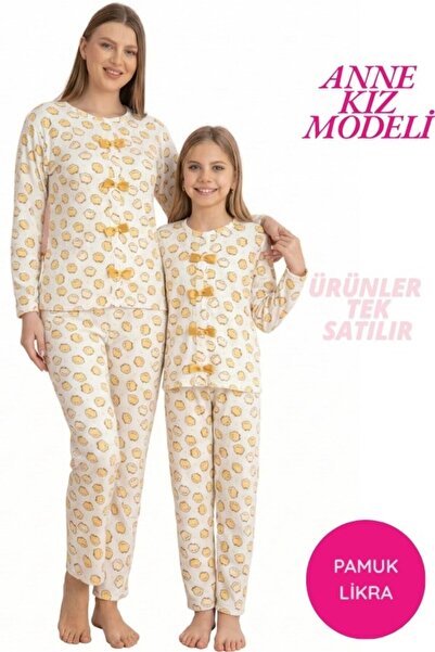 Tarık Kids Homewear Bow Detail Ribbed Knit Corded Fabric Transitional Fabric ...