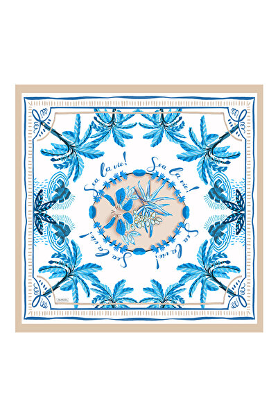 Arancia Turquoise 90X90 Pure Touch Scarf