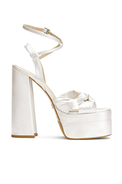 Jabotter Lorena Saten 16 Cm Platform Topuklu Ayakkabı