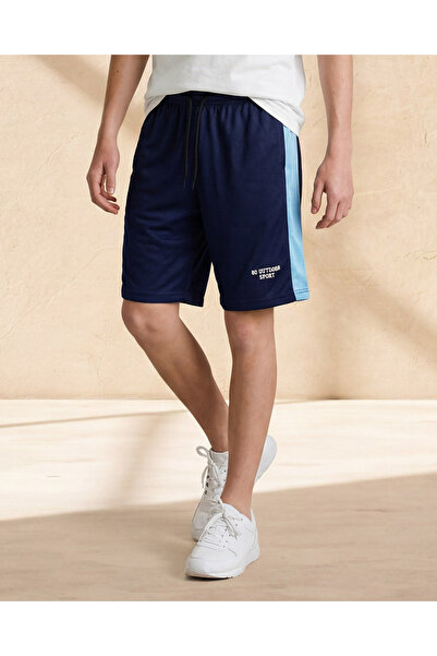 REDTAG Senior Boys Navy Active Shorts