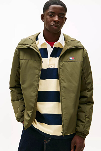 Tommy Hilfiger Men's Tjm Padded Poly Coat - Khaki