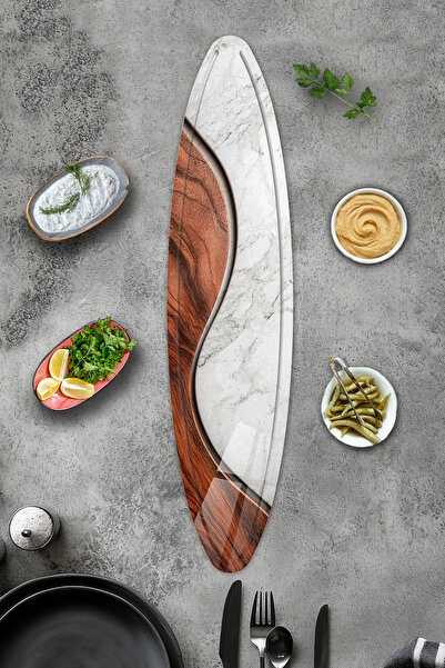 Decorita Γυάλινη πιατέλα - Τυρί - Πιατέλα παρουσίασης |   Μάρβιον |   75 εκ. ...