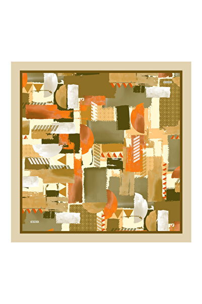 Arancia Khaki 90X90 Pure Touch Scarf