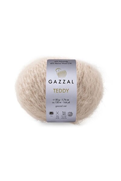 Gazzal Teddy & Merinos Örgü İpi – 50g
