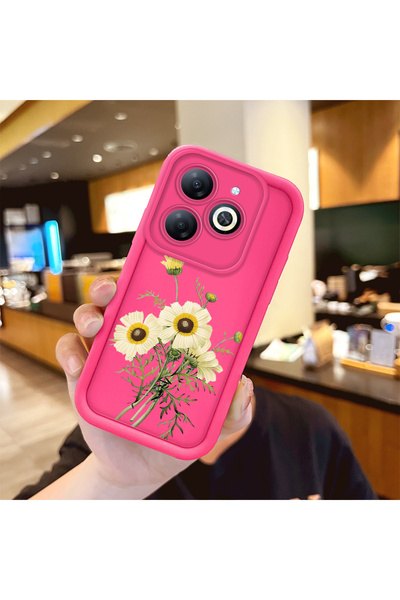 Hontinga حافظة هاتف Infinix Smart 8 Pro متوافقة مع السيليكون المقاوم للصدمات ...