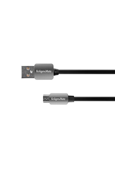 Kruger&Matz USB - Micro USB cable 1.8 m Kruger&Matz, grey, KM0331
