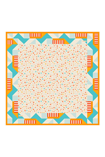 Arancia Narandžasti šal Pure Touch 90x90