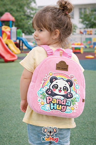 KidHug [PRINT NAME] Panda Ba Štampano embe Devojčin ranac Torba / Dječji rana...