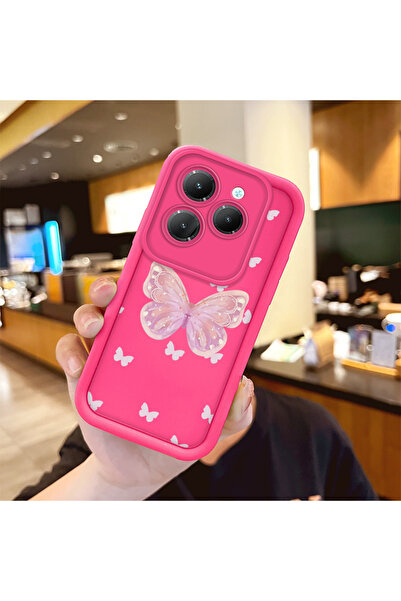 Hontinga حافظة هاتف Infinix Hot 40 متوافقة مع السيليكون المقاوم للصدمات باللو...