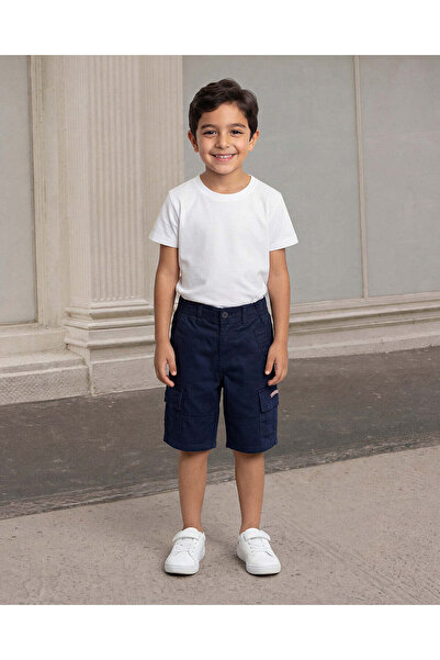 REDTAG شورتات أولاد سادة باللون الكحلي