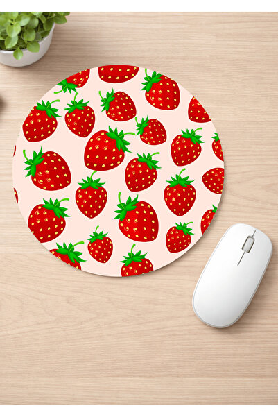 Eylül Design لوحة ماوس مستديرة مضادة للانزلاق من تشيليبر مطبوع، لوحة ماوس مريحة