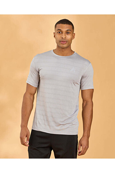 REDTAG تيشيرت رياضي رجالي رمادي داكن