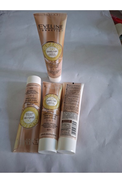 Eveline 4 buc Crema de mâini Bio cu Glicerina si Lapte de Capra 100 ml tub