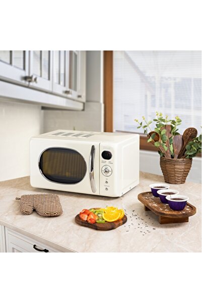 Zilan Retro Microwave Oven ZLN1245 - 700W, 20L, digital, automatic defrost