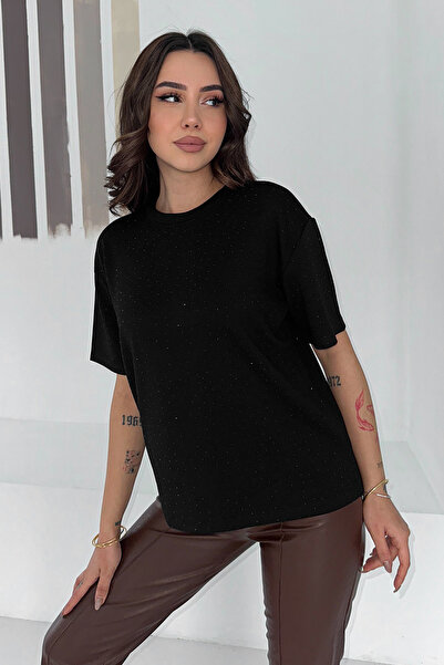 Noa&Noa Sa kamenim detaljima Osnovni Majica – Minimalna Tačka