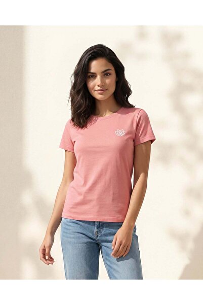 REDTAG تيشيرت رياضي نسائي وردي