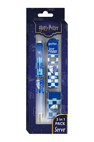 Serve Deep Damalı Harry Potter Ravenclaw 3'lü Set